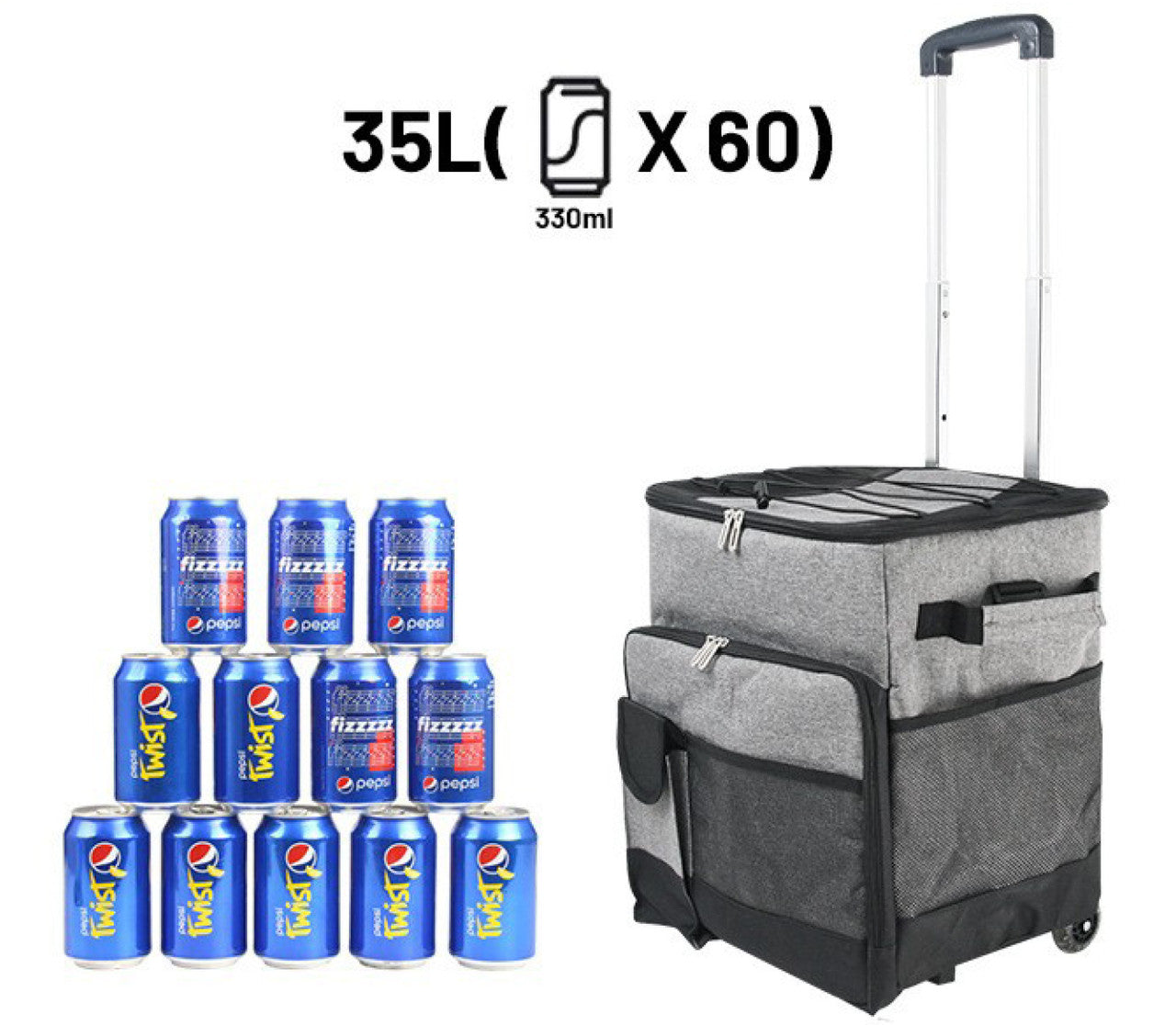 Cooler Picnic Trolley- 36L