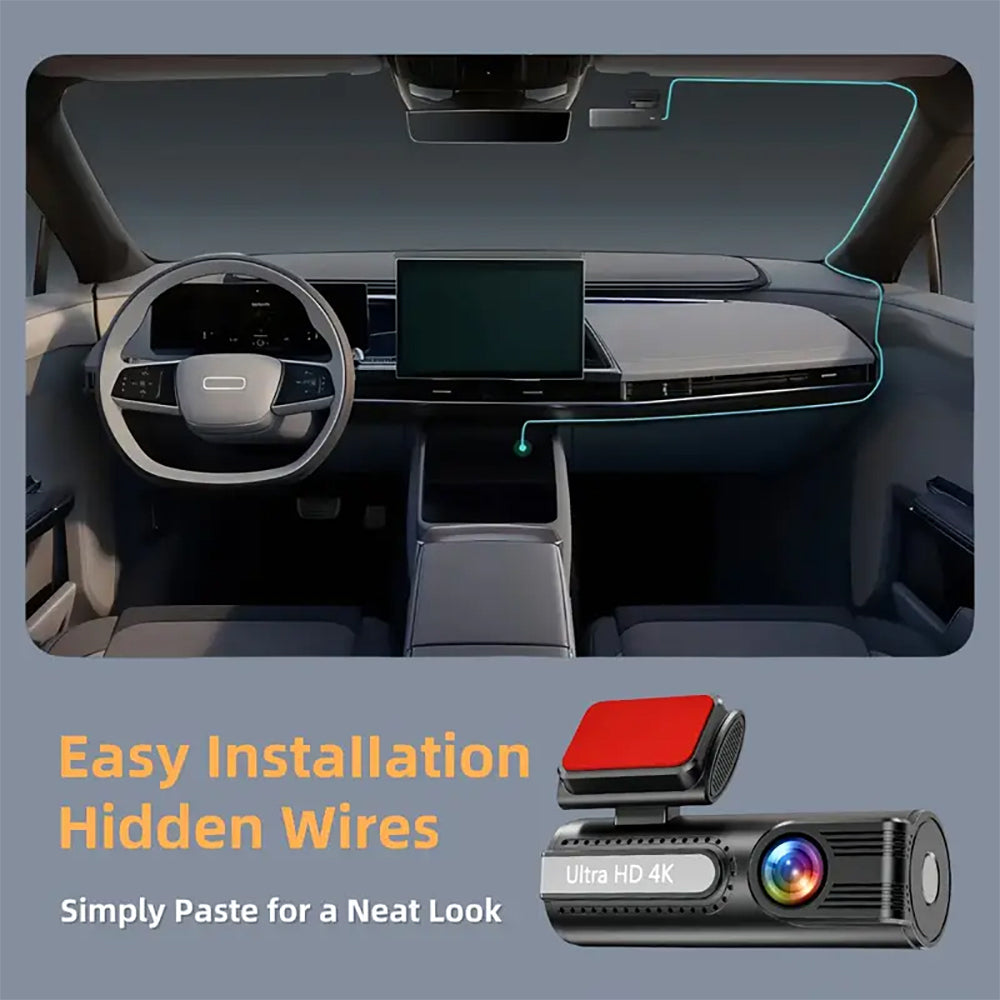 4K WiFi Car Dash Cam
