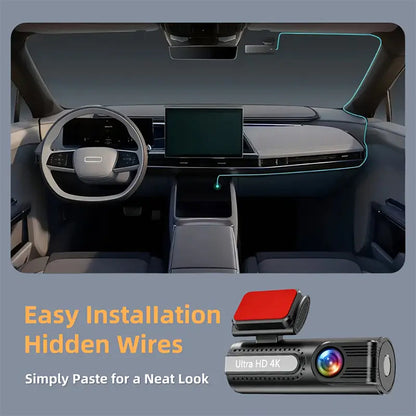 4K WiFi Car Dash Cam
