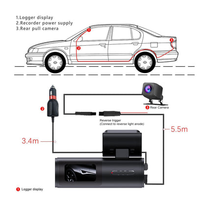 4K WiFi Car Dash Cam