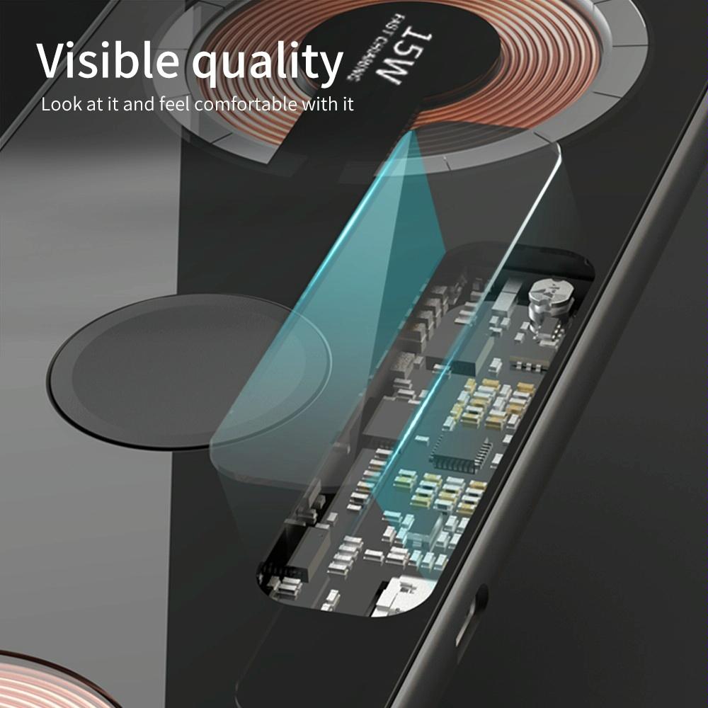 Dual Fast Charging Pad For 3 In 1 Wireless Phones