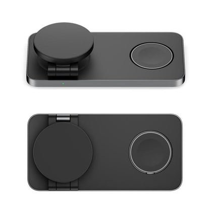 White 3 In 1 Magnetic Wireless Charging Dock For Apple Devices