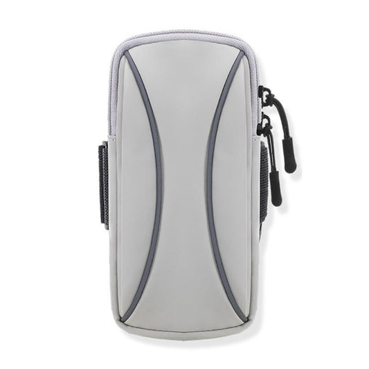 Gray Waterproof Running Arm Bag For Mobile Phones