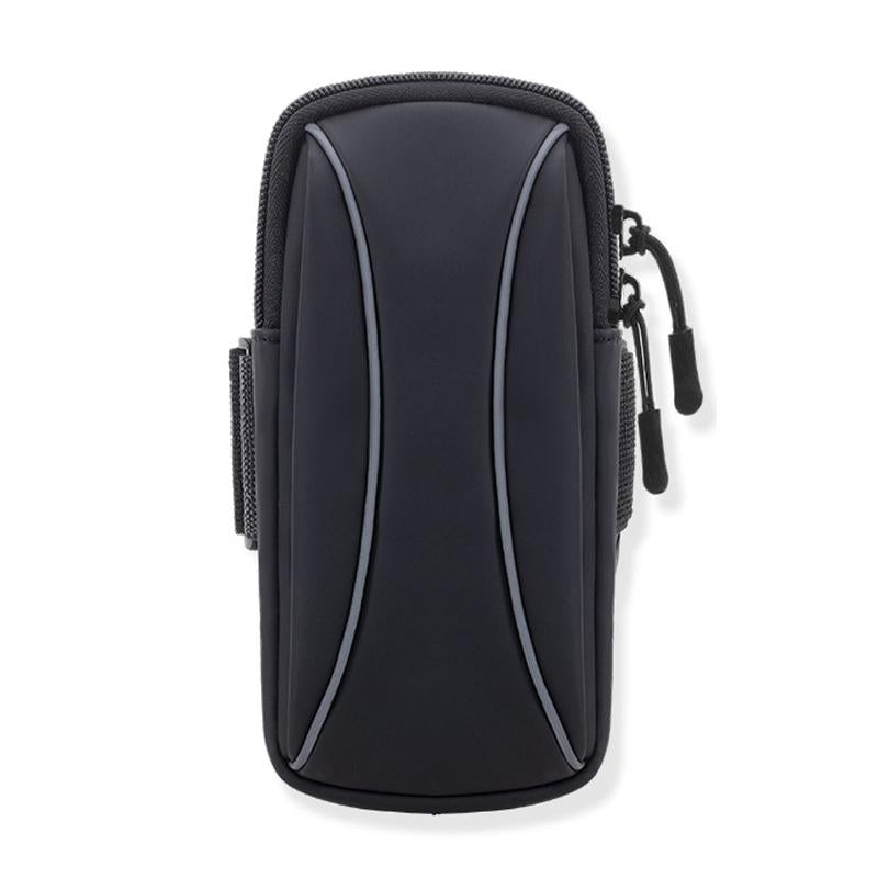 Gray Waterproof Running Arm Bag For Mobile Phones