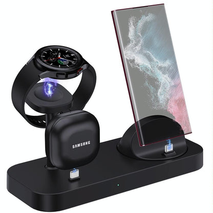 4 In 1 Type C Charging Stand For Samsung Watch And Galaxy Buds