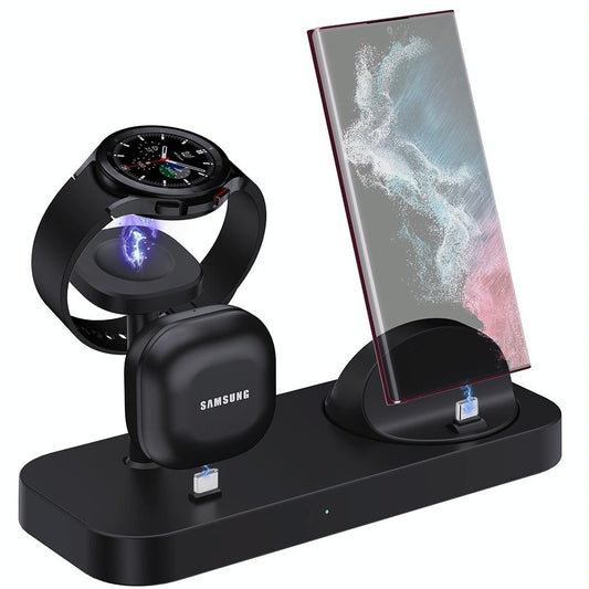 4 In 1 Type C Charging Stand For Samsung Watch And Galaxy Buds