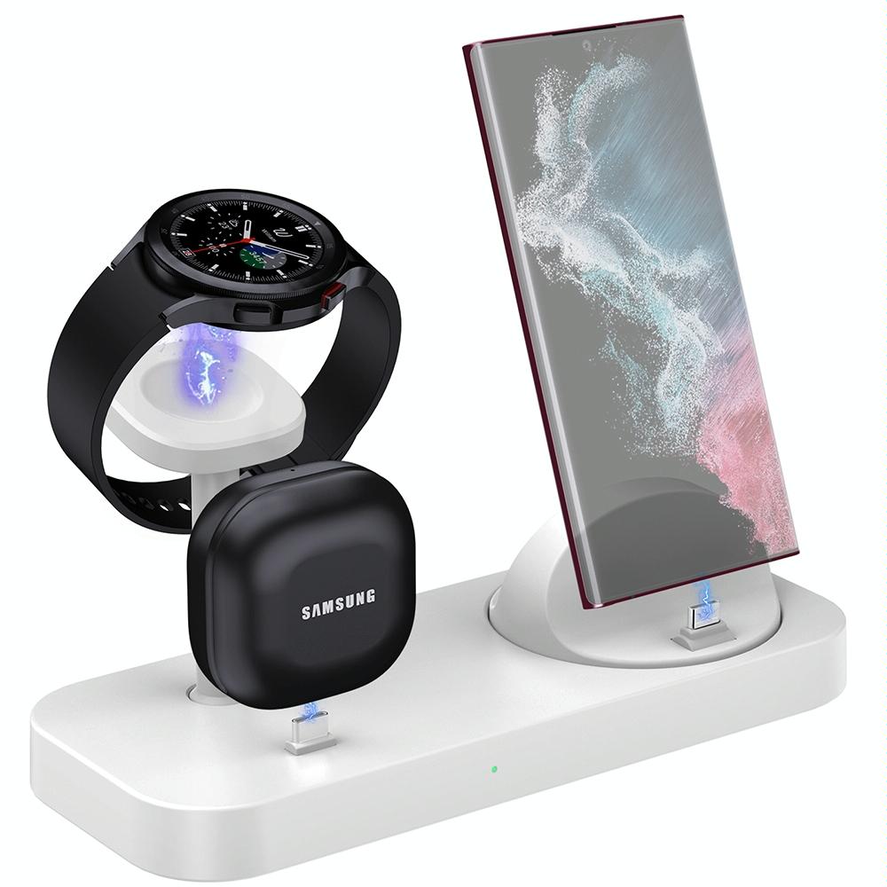 4 In 1 Type C Charging Stand For Samsung Watch And Galaxy Buds