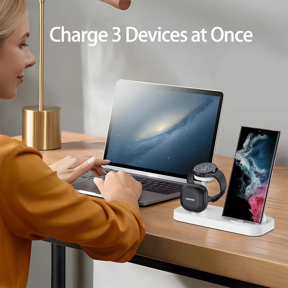 4 In 1 Type C Charging Stand For Samsung Watch And Galaxy Buds
