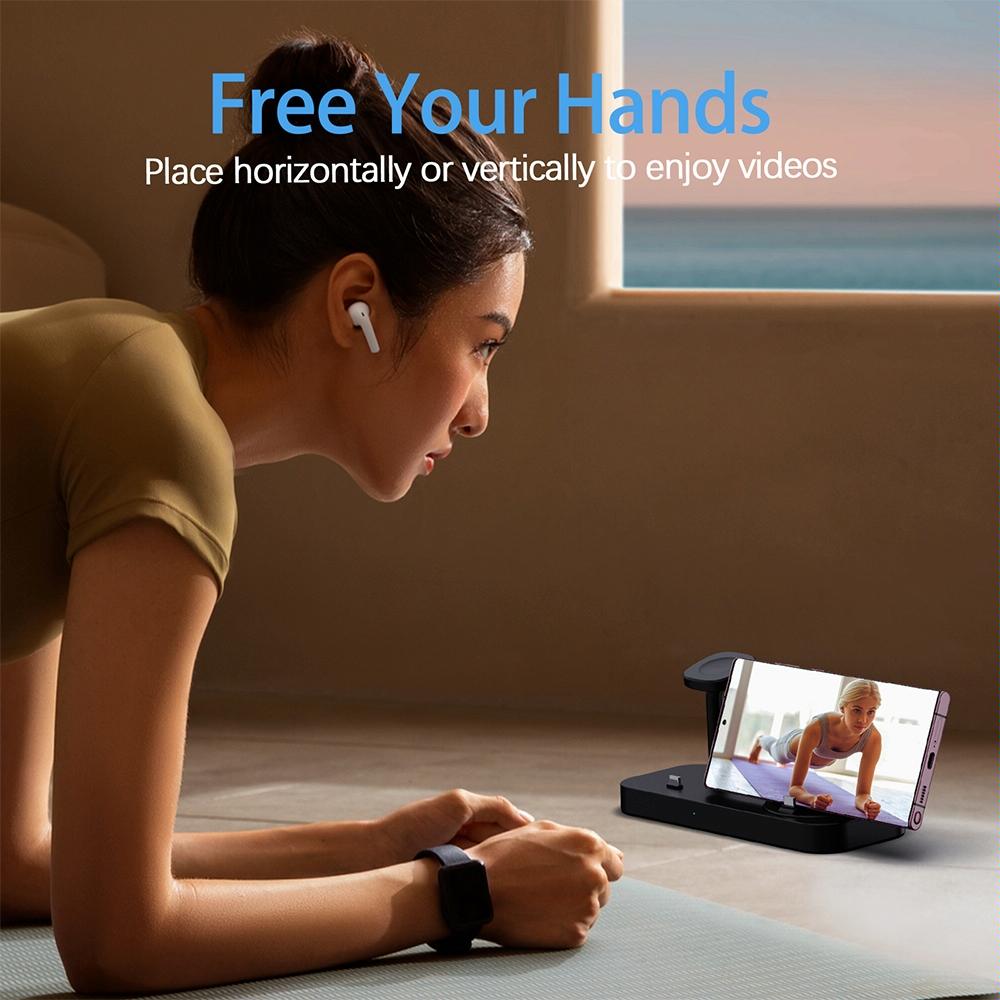 4 In 1 Type C Charging Stand For Samsung Watch And Galaxy Buds