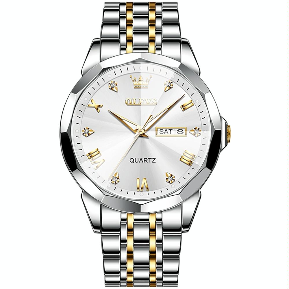 Waterproof Quartz Watch for Men with Luminous Dial - Blue