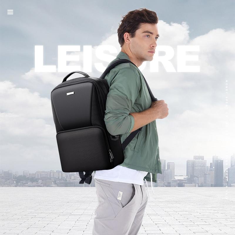 Anti-theft Waterproof Business Backpack for Travel - Black