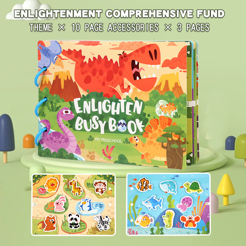 Enlightenment Busy Book Set - Educational Preschool Activity Book