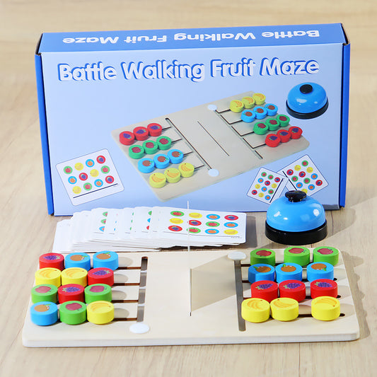 Children's Wooden  Interactive Fruit Recognition Game
