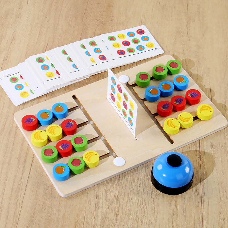 Children's Wooden  Interactive Fruit Recognition Game