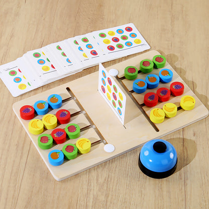 Children's Wooden  Interactive Fruit Recognition Game