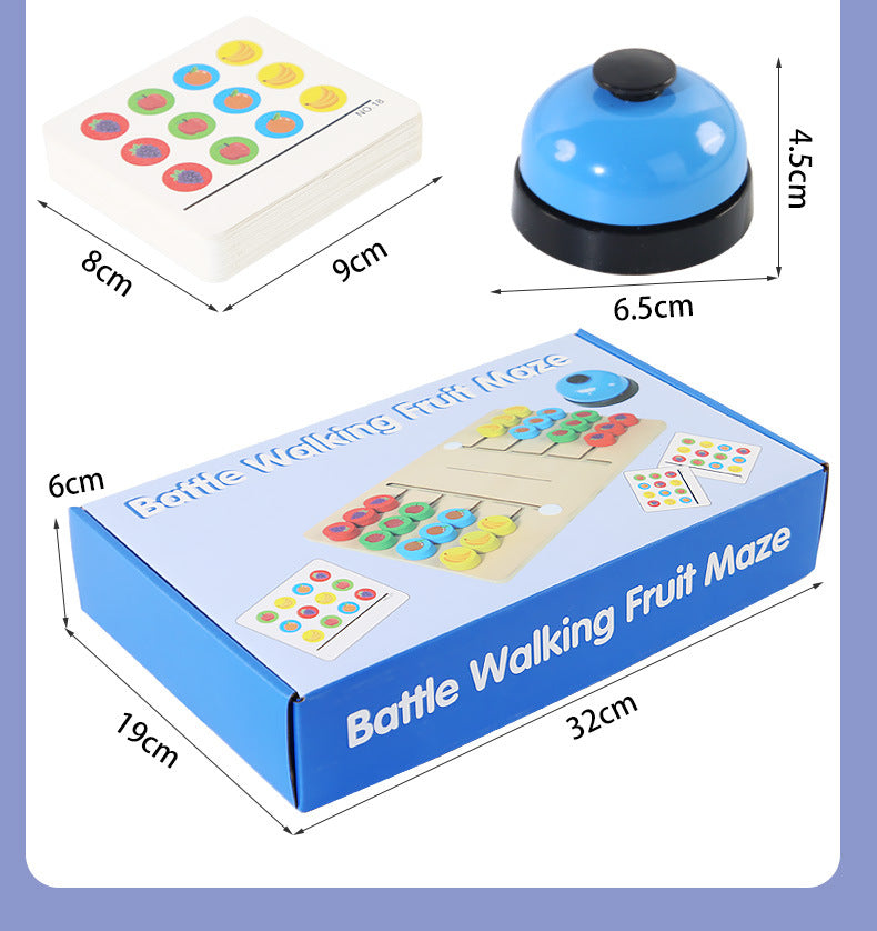 Children's Wooden  Interactive Fruit Recognition Game