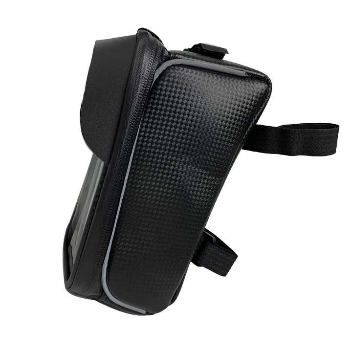 Waterproof Bicycle Phone Frame Bag with Sun Visor