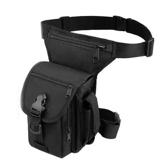 Black Tactical Outdoor Leg Bag