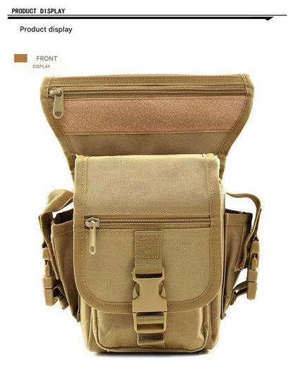 Black Tactical Outdoor Leg Bag