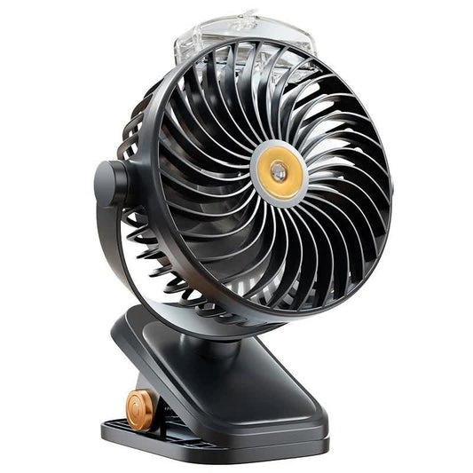 Black Portable Clip-On Mist Fan