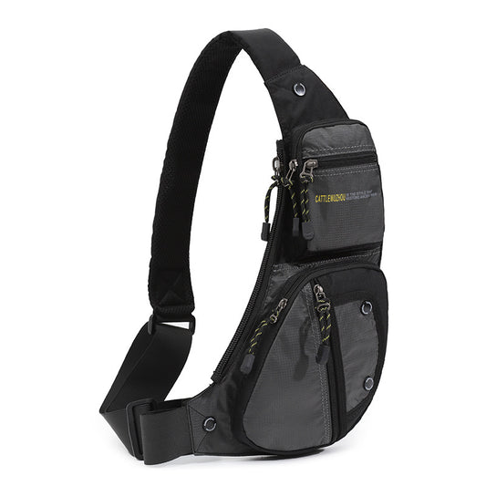 Black Men's Vintage Chest Bag