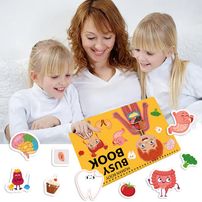 Interactive Human Body Busy Book Set (2 Books)