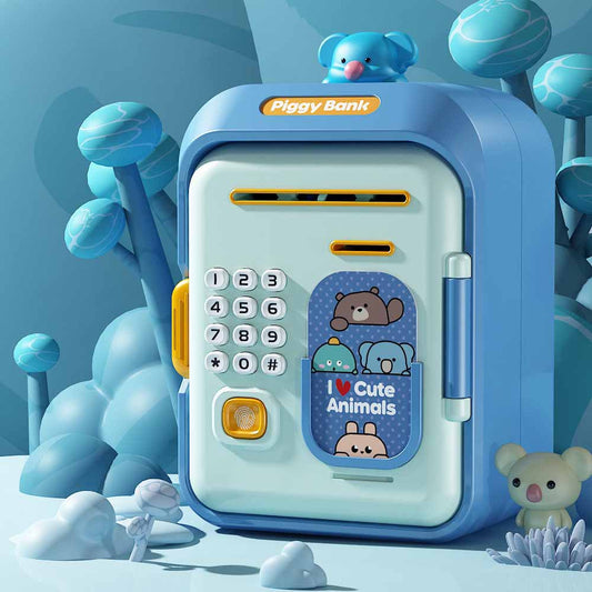 Interactive Kids' Piggy Bank Safe with Music, Stories & Password