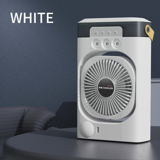 White 3-in-1 Portable Air Cooler Fan - Desktop Humidifier