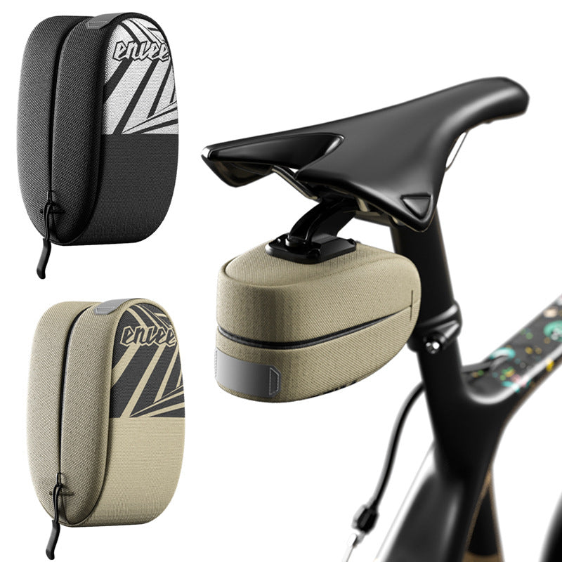 Khaki Compact Bike Saddle Bag