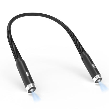 Black Hands-Free LED Neck Reading Light