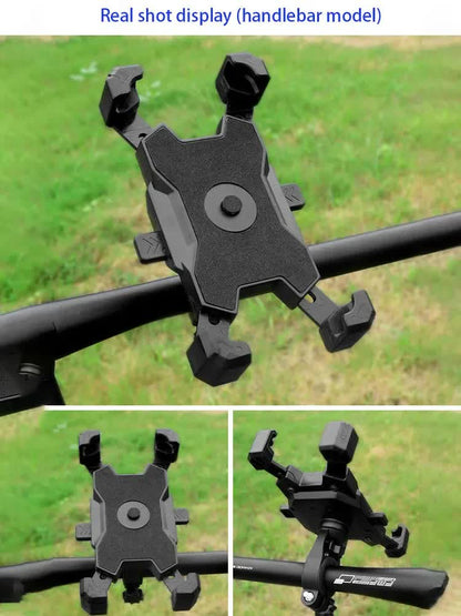 Red and Black Secure Grip Bike Phone Mount