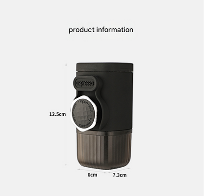 White Portable Hand Press Espresso Machine
