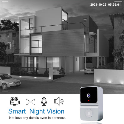 Mini Smart Video Doorbell - (black)