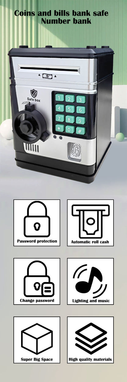 Electronic Piggy Bank Safe Box for Kids