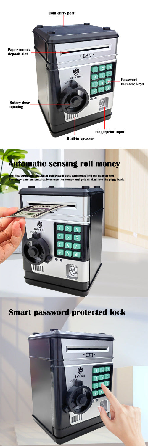 Electronic Piggy Bank Safe Box for Kids