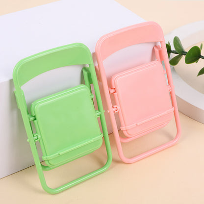 3 Pack Color Mixing Adorable Mini Folding Chair Phone Stand