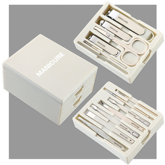 White Premium 13-in-1 Manicure & Grooming Kit
