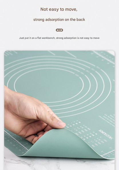 Green 3-Piece Silicone Mat Baking Set