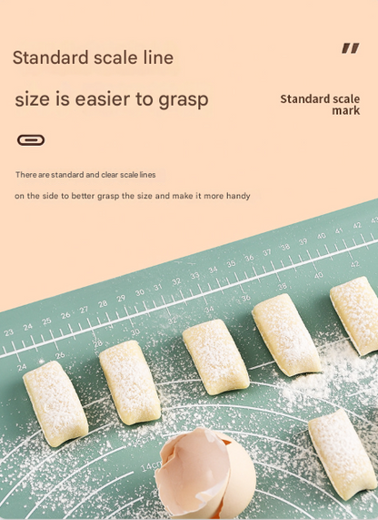 Green 3-Piece Silicone Mat Baking Set