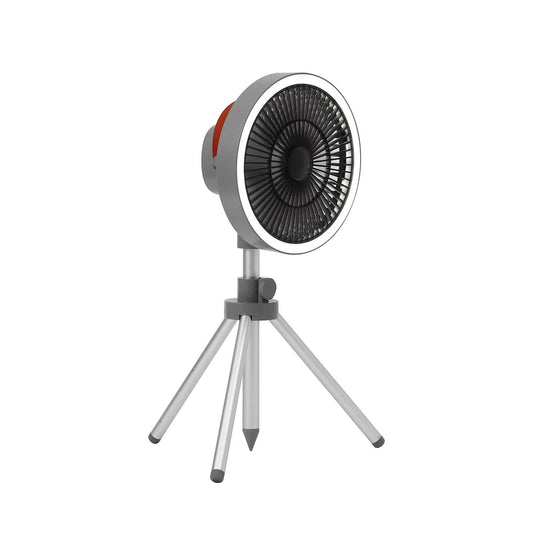 Gery Portable Outdoor Tripod Fan - Black