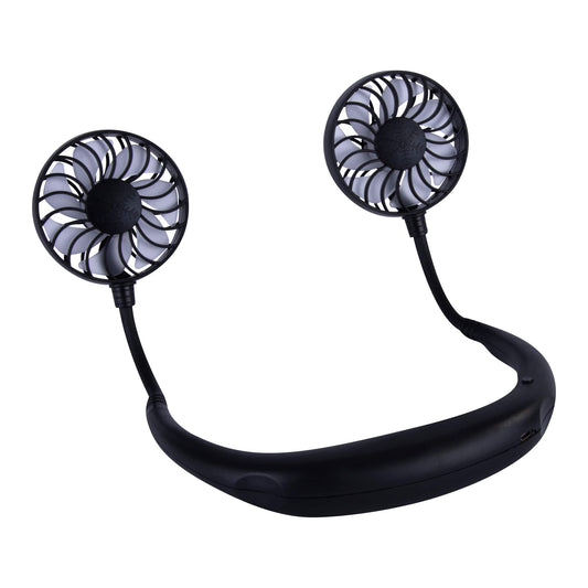 Rechargeable Neck Fan - Black