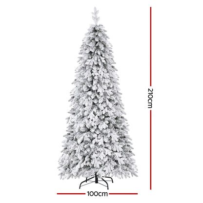 Jingle Jollys Christmas Tree 2.1m White