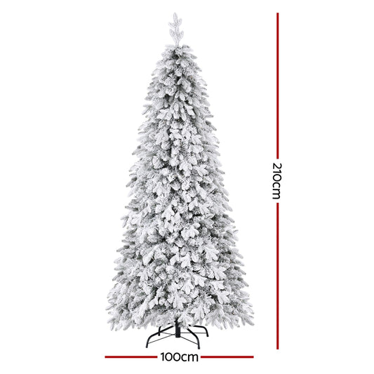 Jingle Jollys Christmas Tree 2.1m White