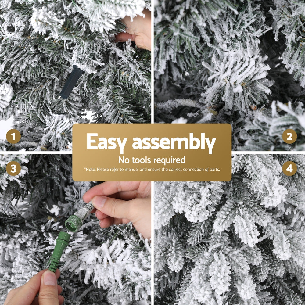 Jingle Jollys Christmas Tree 2.1m White