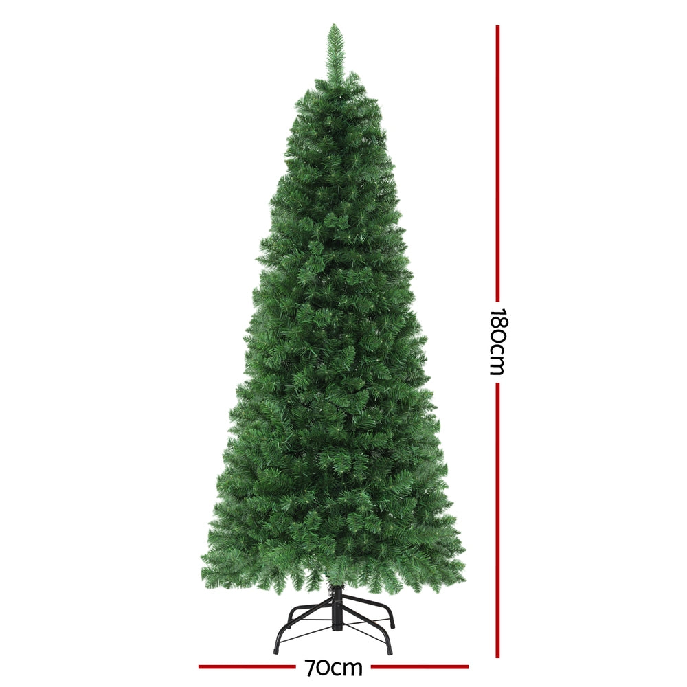 Jingle Jollys 1.8M Pre-lit Christmas Tree LED Lights