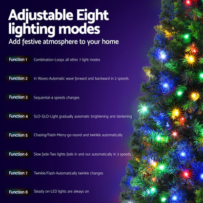 Jingle Jollys 1.8M Pre-lit Christmas Tree LED Lights