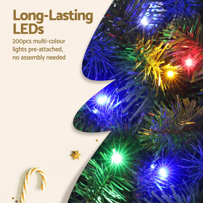 Jingle Jollys 1.8M Pre-lit Christmas Tree LED Lights