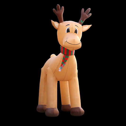 Jingle Jolly's Christmas Inflatable Reindeer 5M