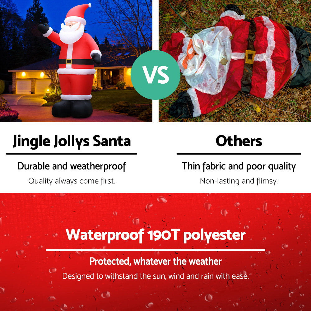 Jingle Jolly's Christmas Inflatable Santa 5METRE