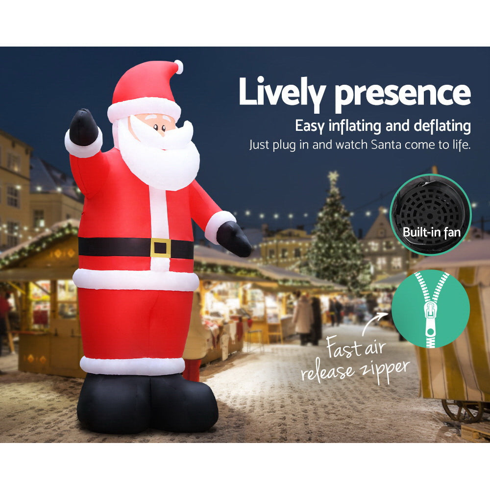 Jingle Jolly's Christmas Inflatable Santa 5METRE